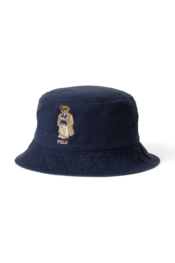 Polo Ralph Lauren Bombažni klobuk Polo Ralph Lauren Loft Bucket