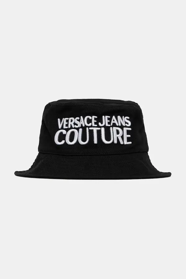 Versace Jeans Couture Bombažni klobuk Versace Jeans Couture