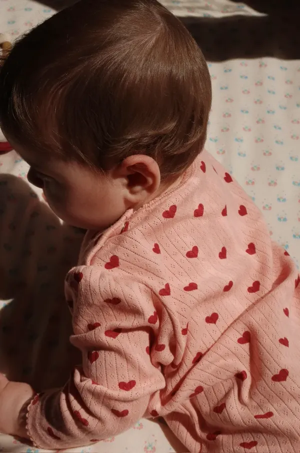 Konges Sløjd Bombažni otroški kombinezon Konges Sløjd MINNIE ONESIE GOTS KS102586