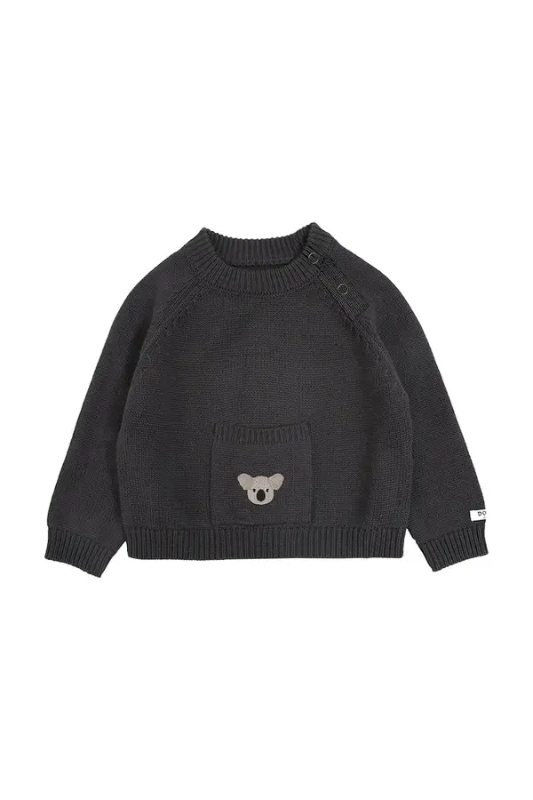 Donsje Bombažni pulover za dojenčke Donsje Loeke Sweater Koala