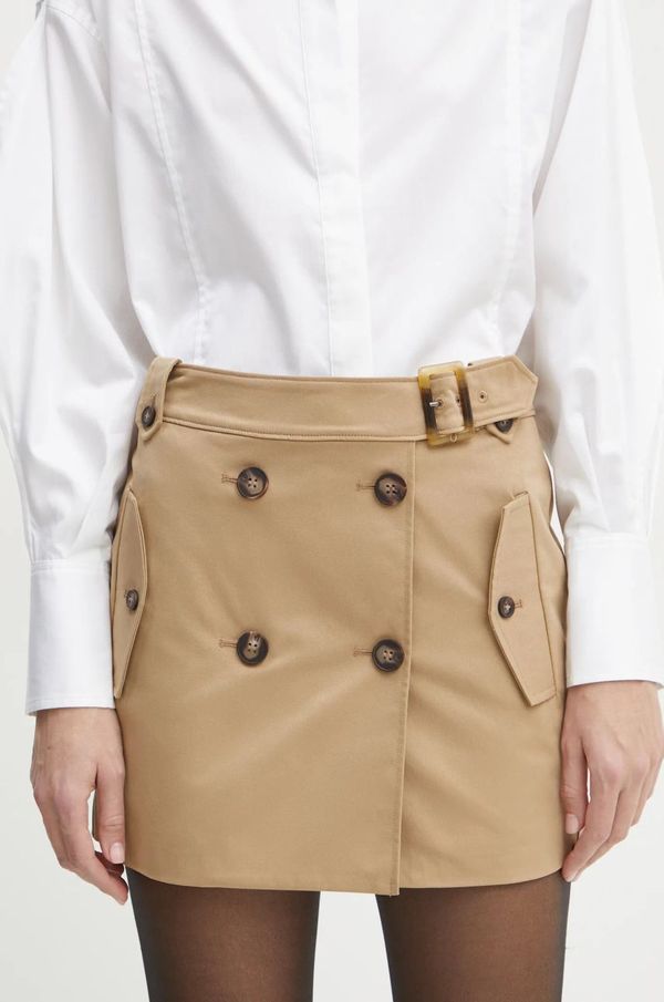 Bardot Bombažno krilo Bardot bež barva, 59631SB