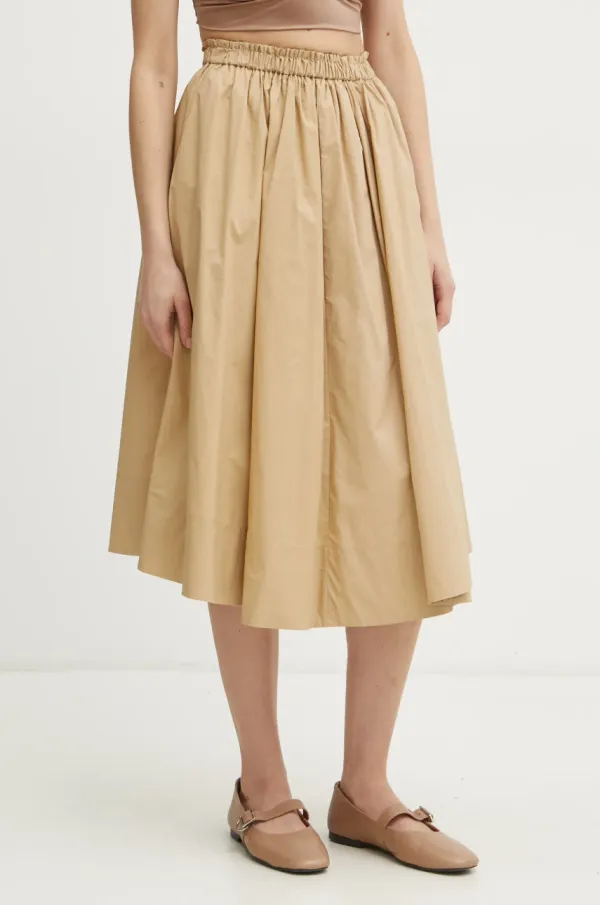 Forte Forte Bombažno krilo Forte Forte zelena barva, 13619.my skirt