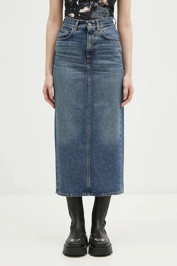 Fiorucci Bombažno krilo iz jeansa Fiorucci Denim Midi