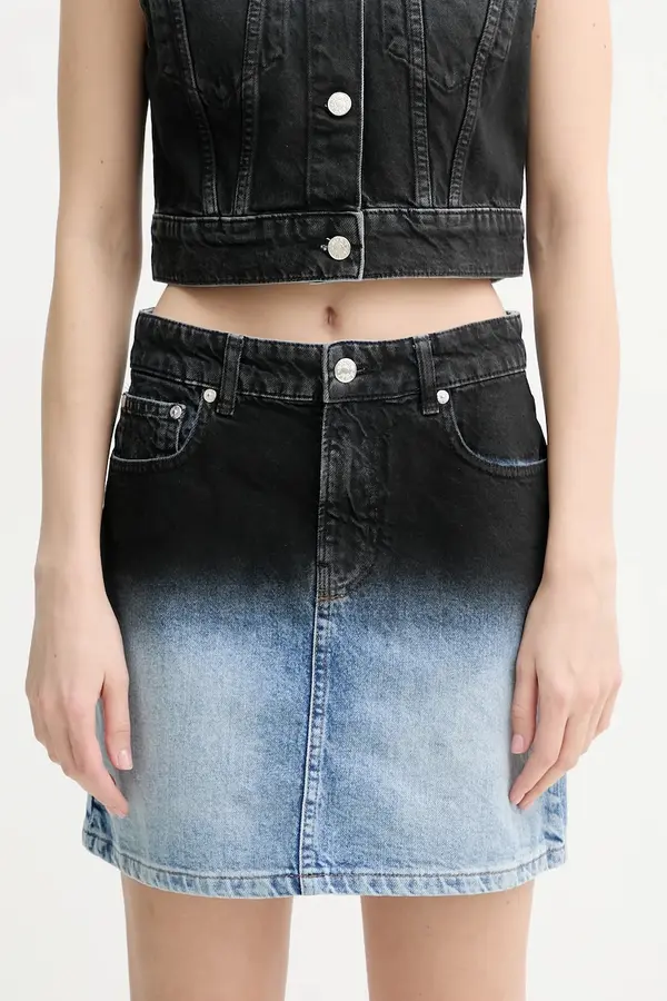 Moschino Jeans Bombažno krilo iz jeansa Moschino Jeans
