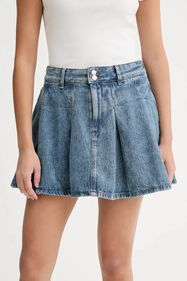 Tommy Jeans Bombažno krilo Tommy Jeans