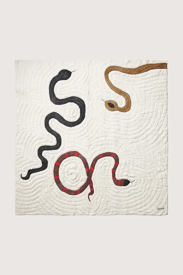 Bongusta Bombažno posteljno pregrinjalo Bongusta Snake 260 x 265 cm