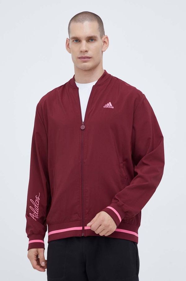 adidas Bomber jakna adidas moški, bordo barva