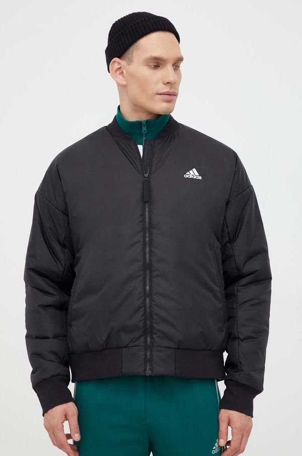 adidas Bomber jakna adidas moški, črna barva