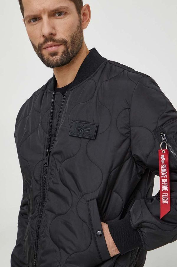 Alpha Industries Bomber jakna Alpha Industries MA-1 ALS moški, črna barva