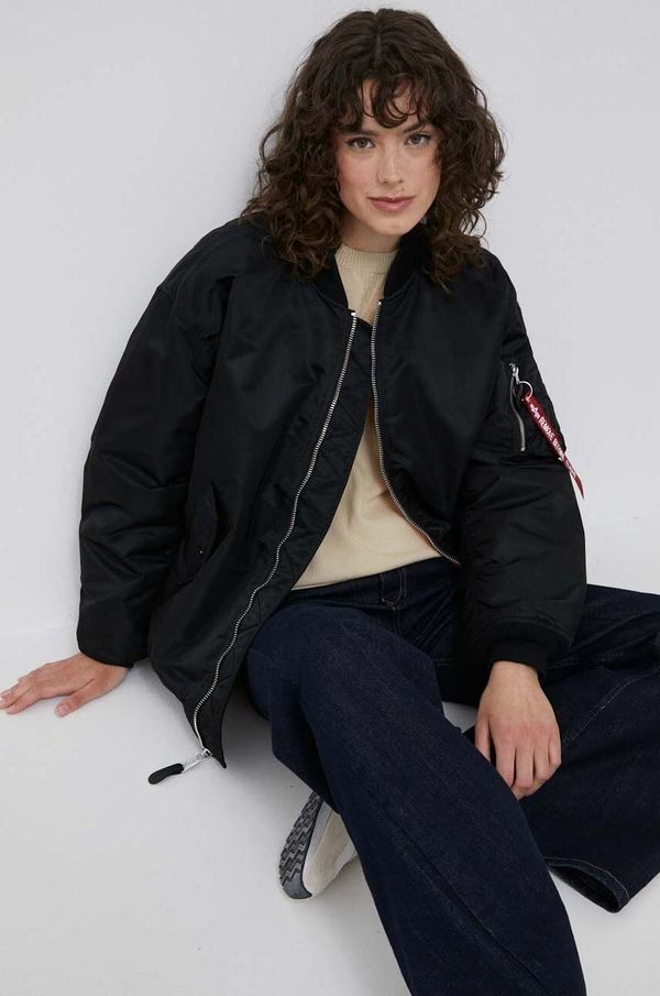 Alpha Industries Bomber jakna Alpha Industries MA-1 CORE WMN ženska, črna barva