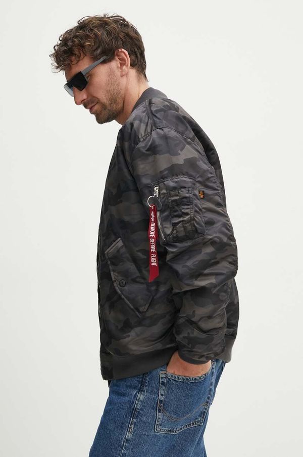 Alpha Industries Bomber jakna Alpha Industries MA-1 CS Camo moška, črna barva