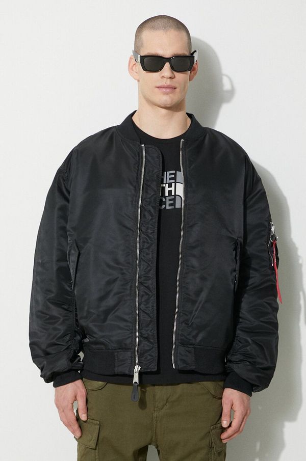 Alpha Industries Bomber jakna Alpha Industries MA-1 CS moška, črna barva, 136136