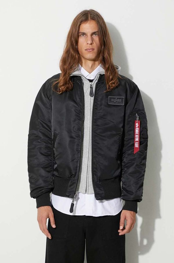 Alpha Industries Bomber jakna Alpha Industries MA-1 D-Tec moška, črna barva