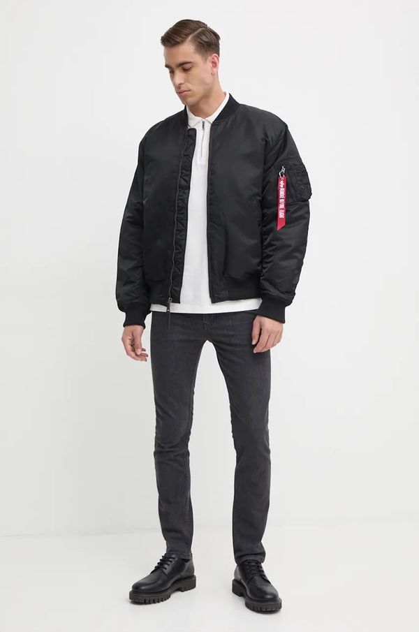 Alpha Industries Bomber jakna Alpha Industries MA-1 Dragon EMB moška, črna barva