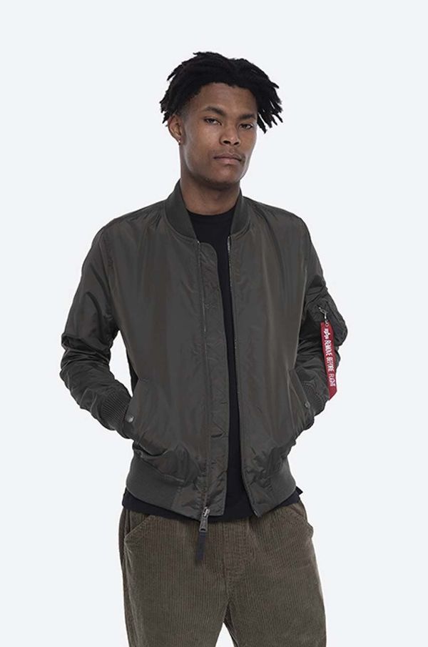 Alpha Industries Bomber jakna Alpha Industries MA-1 TT moška, zelena barva