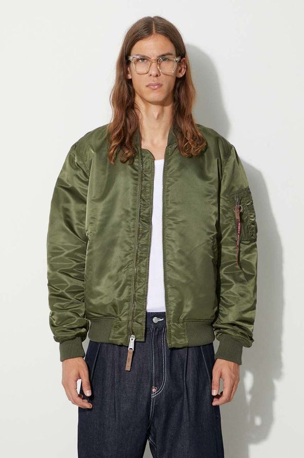 Alpha Industries Bomber jakna Alpha Industries MA-1 VF 59 moška, zelena barva, 191118.257