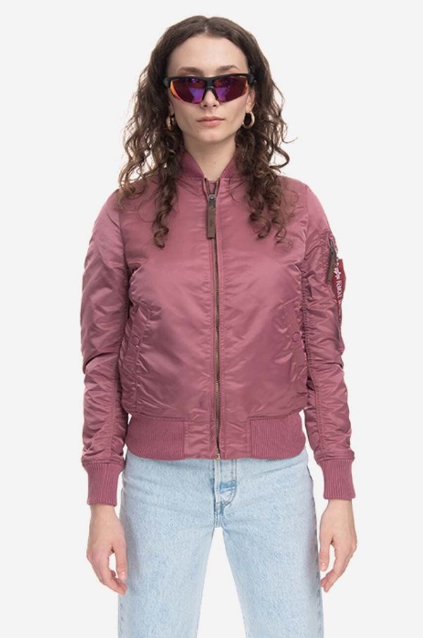 Alpha Industries Bomber jakna Alpha Industries MA-1 VF 59 ženska, roza barva