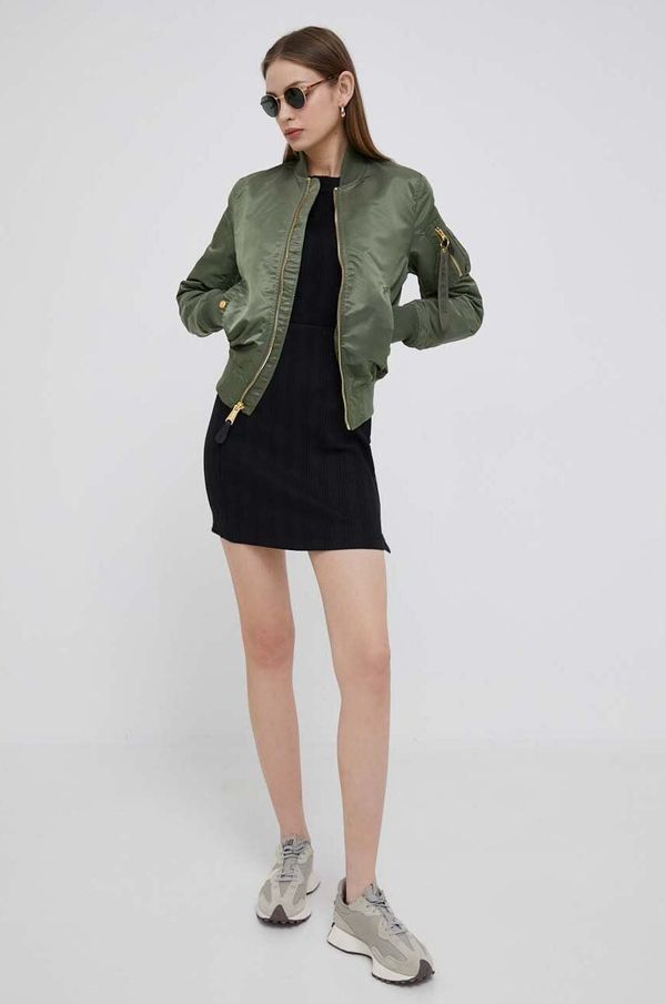 Alpha Industries Bomber jakna Alpha Industries MA-1 VF LW WMN ženska, zelena barva