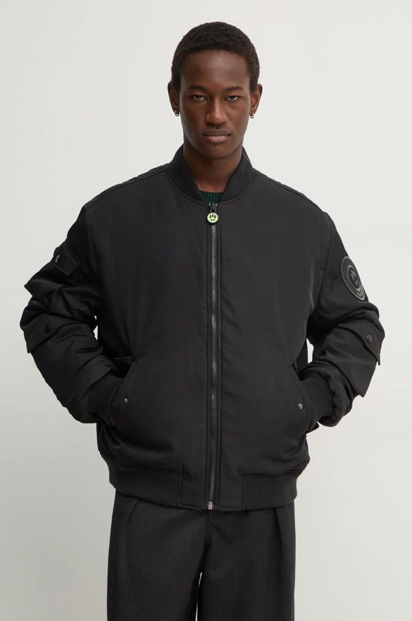 Barrow Bomber jakna Barrow moška, črna barva, F4BWUAJK003