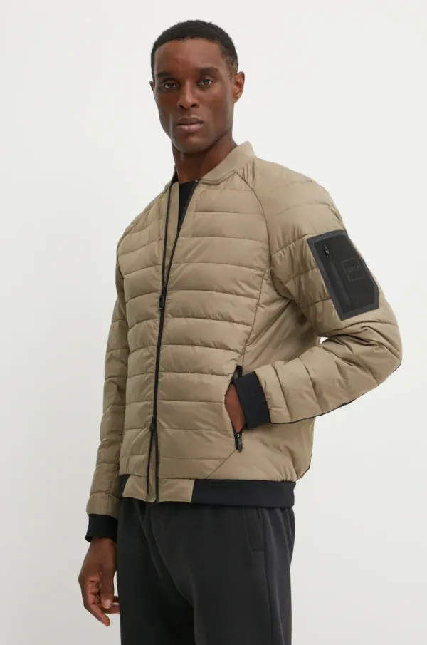 BOSS Green Bomber jakna BOSS Green bež barva, 50529693