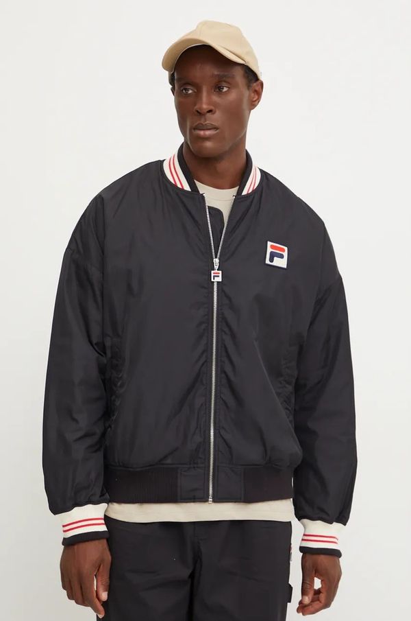 Fila Bomber jakna Fila Limoges moška, črna barva, FAM0755