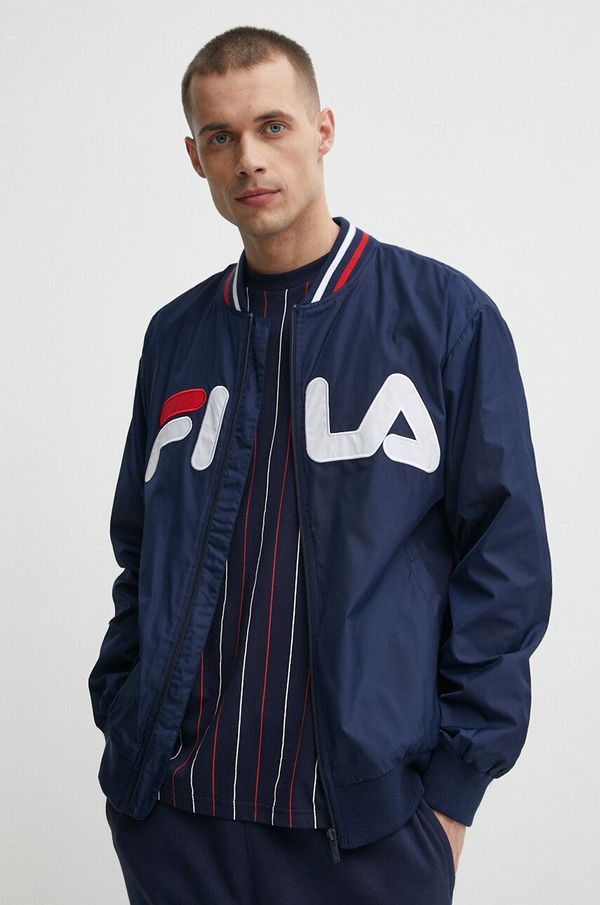 Fila Bomber jakna Fila Logrono moška, mornarsko modra barva, FAM0679