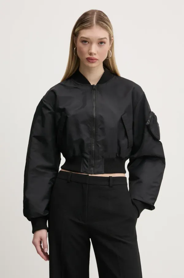 HUGO Blue Bomber jakna Hugo Blue črna barva, 50542360