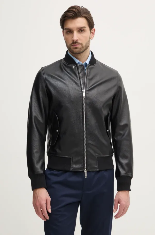 Sisley Bomber jakna Sisley moška, črna barva, 2G7YSN03Q