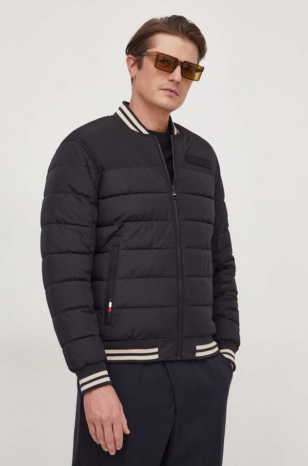 Tommy Hilfiger Bomber jakna Tommy Hilfiger moški, črna barva