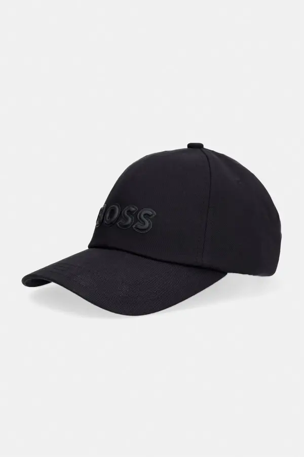 BOSS BOSS baseball kapa ženska bombažna