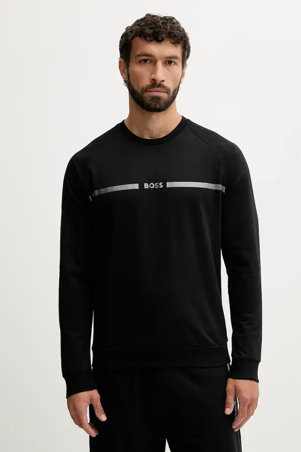 BOSS BOSS Bombažna majica BOSS Authentic Sweatshirt