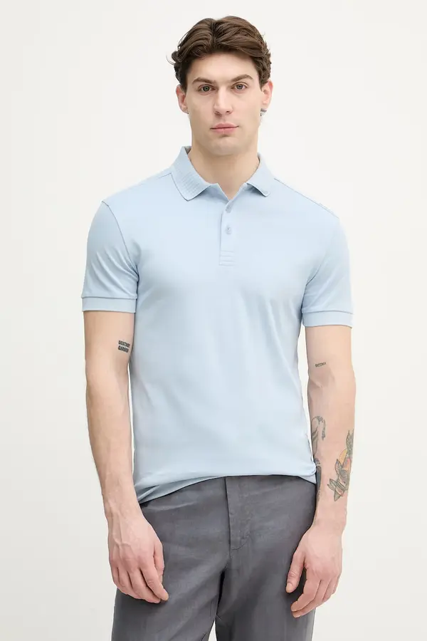 BOSS Green BOSS Green moška bombažna polo majica