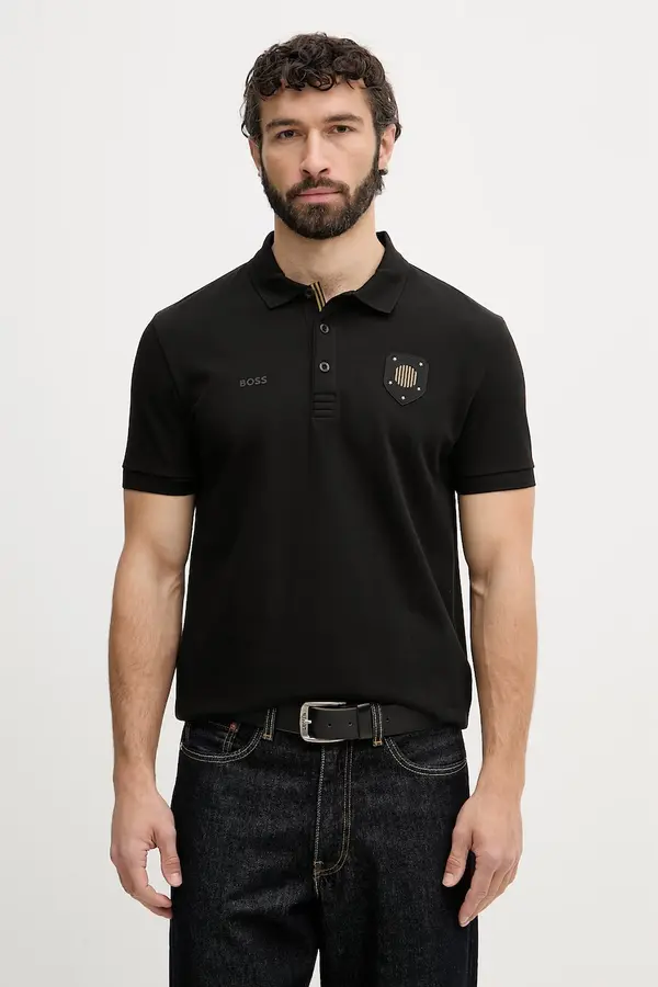 BOSS Green BOSS Green polo majica moška bombažna