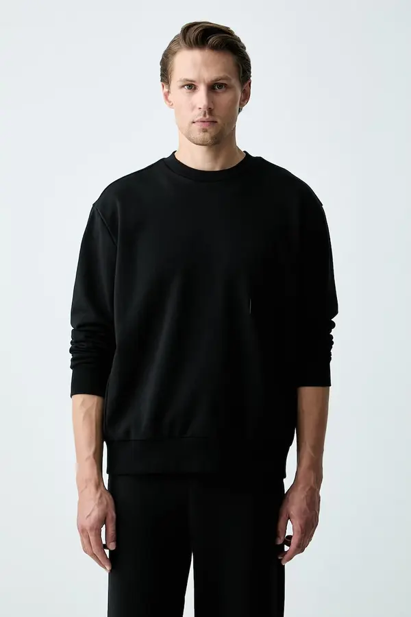 BOSS Green BOSS Green pulover moški z bombažem SW_Crewneck