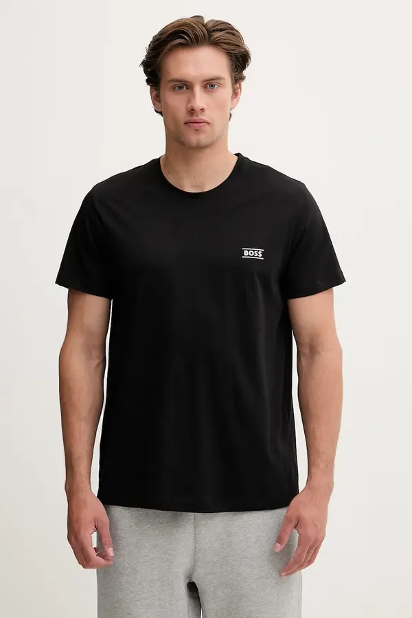 BOSS BOSS kratka majica moška bombažna TShirtRN