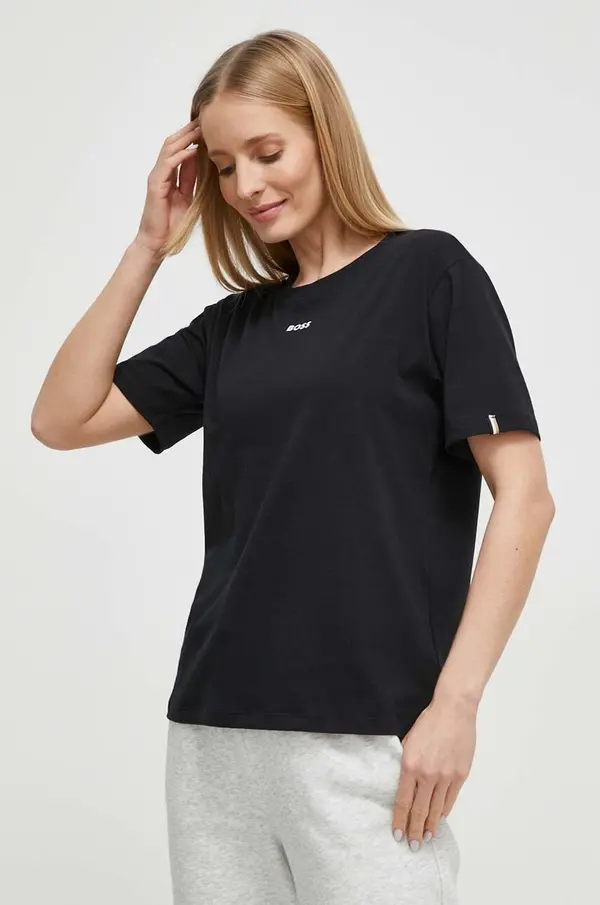 BOSS BOSS kratka majica ženska z bombažem in elastanom CI T-Shirt