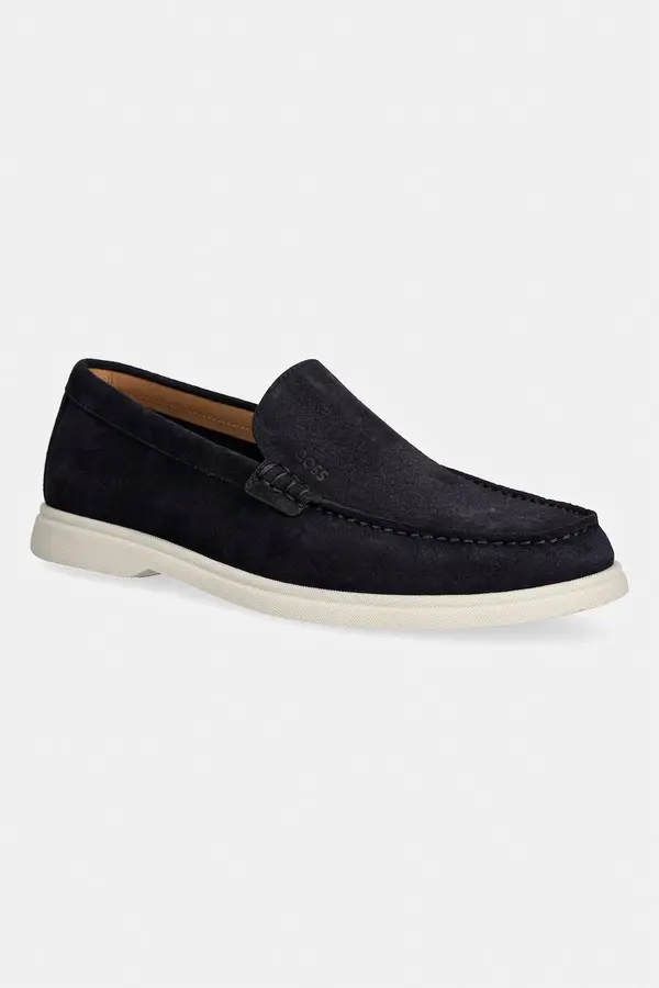 BOSS BOSS loaferji moški semišasti Sienne