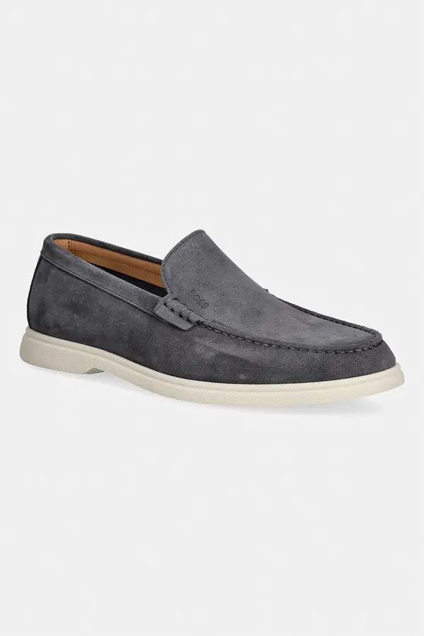 BOSS BOSS loaferji moški semišasti Sienne
