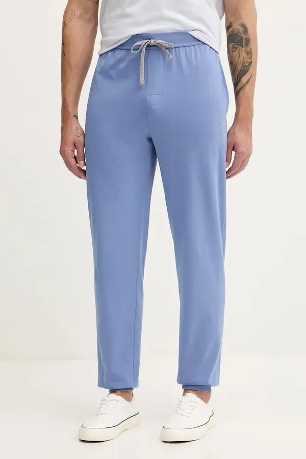 BOSS BOSS loungewear hlače moške bombažne z elastanom Mix&Match Pants