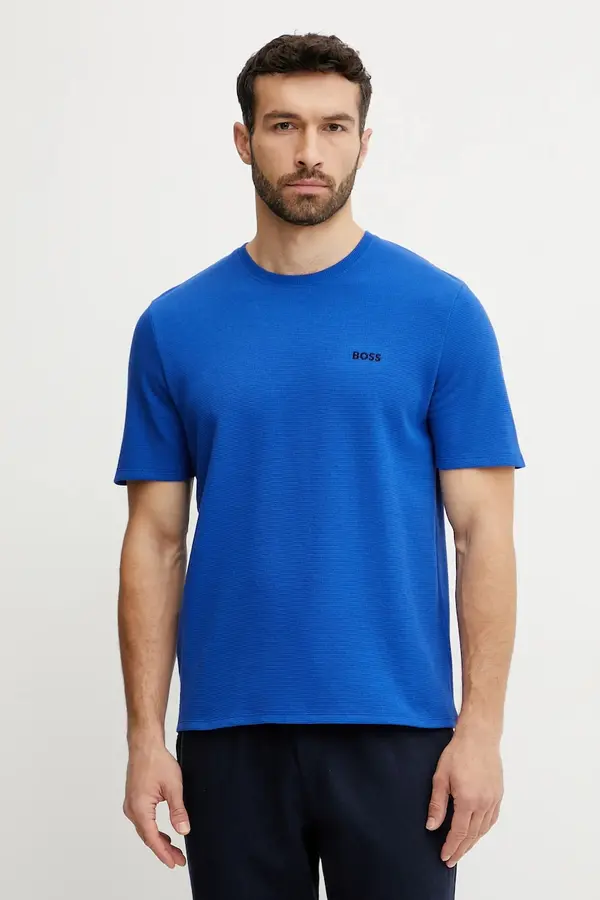 BOSS BOSS loungewear kratka majica moška Waffle T-Shirt