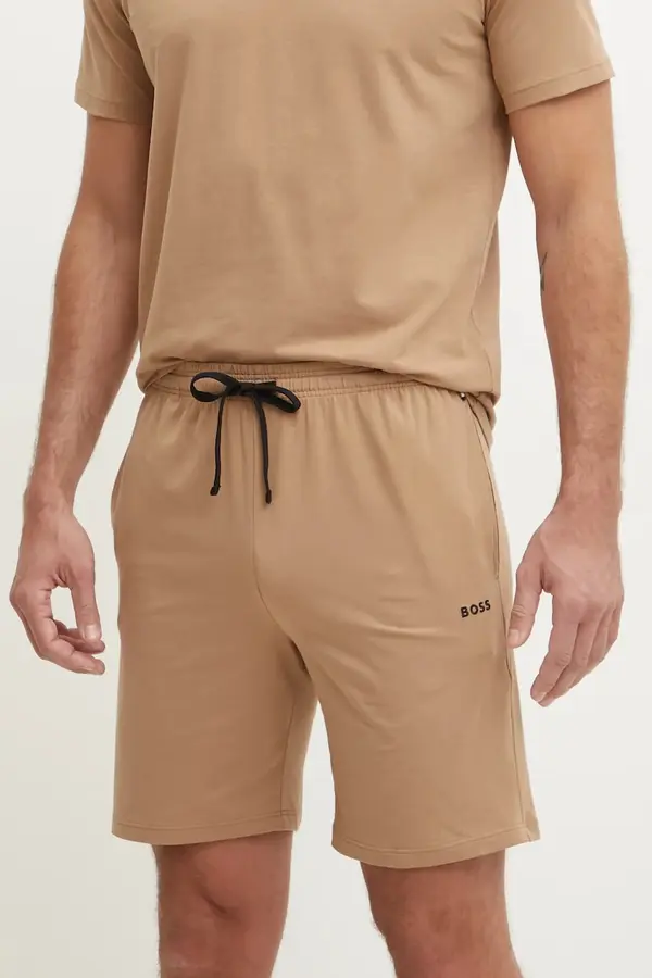 BOSS BOSS loungewear kratke hlače moške iz bombaža z elastanom Mix&Match Short CW
