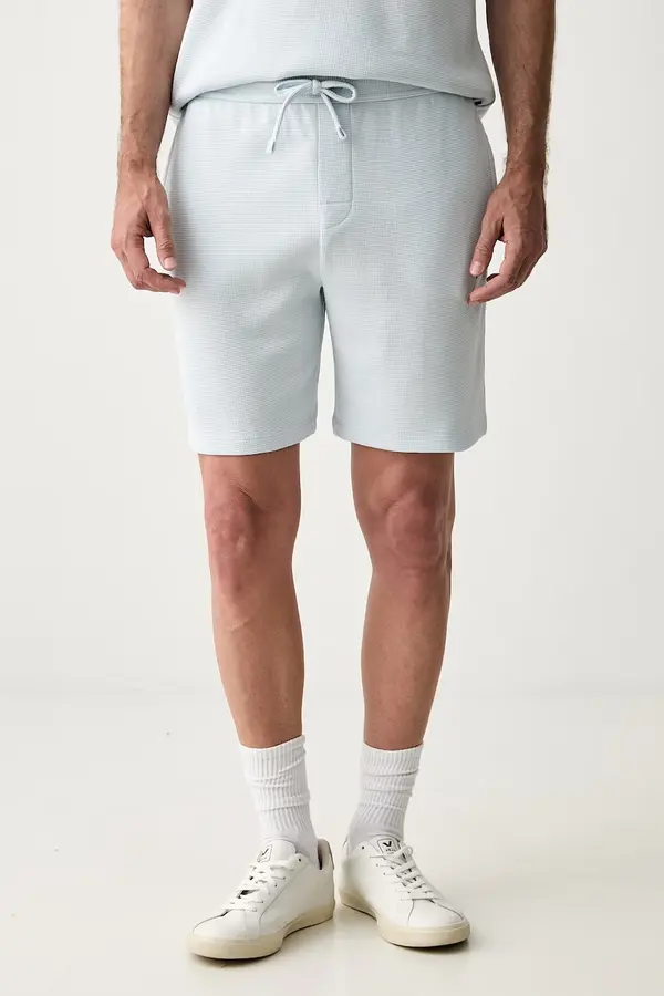 BOSS BOSS loungewear kratke hlače moške z bombažem Waffle Shorts