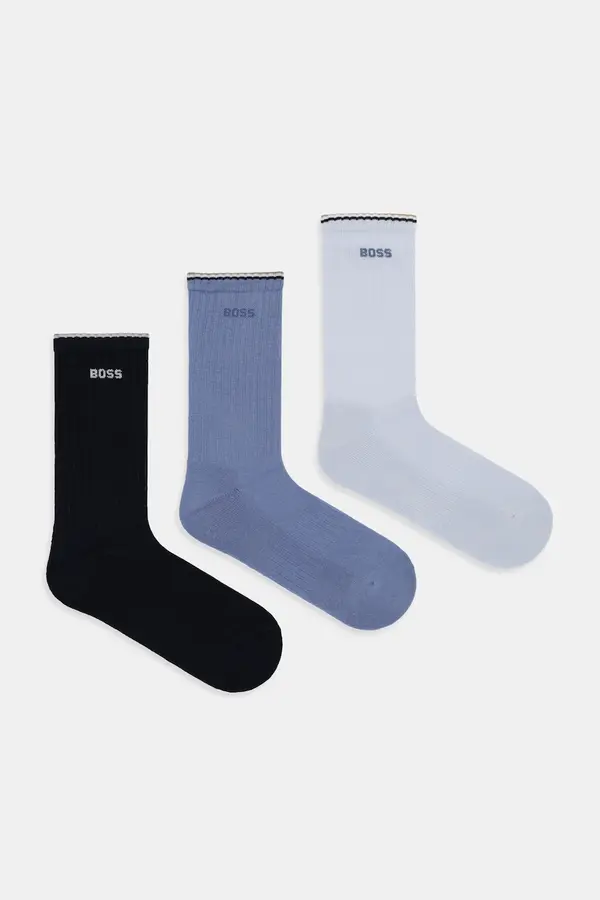 BOSS BOSS Nogavice BOSS 3-pack 3P QS Rib Stripe CC