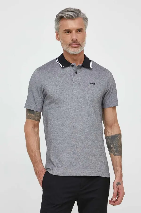 BOSS Orange BOSS Orange polo majica moška bombažna PeoxfordNew