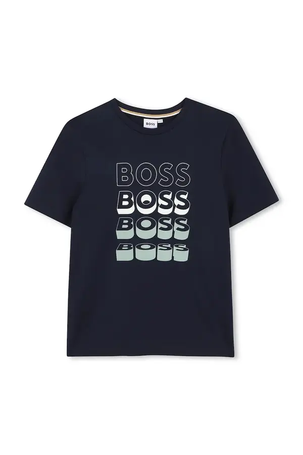 BOSS BOSS Otroška bombažna kratka majica BOSS