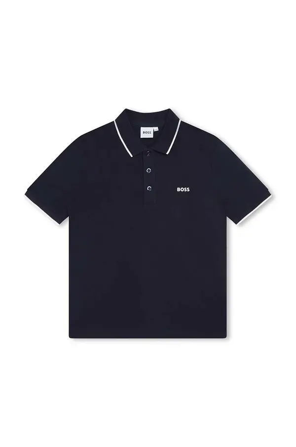 BOSS BOSS Otroški bombažen polo BOSS