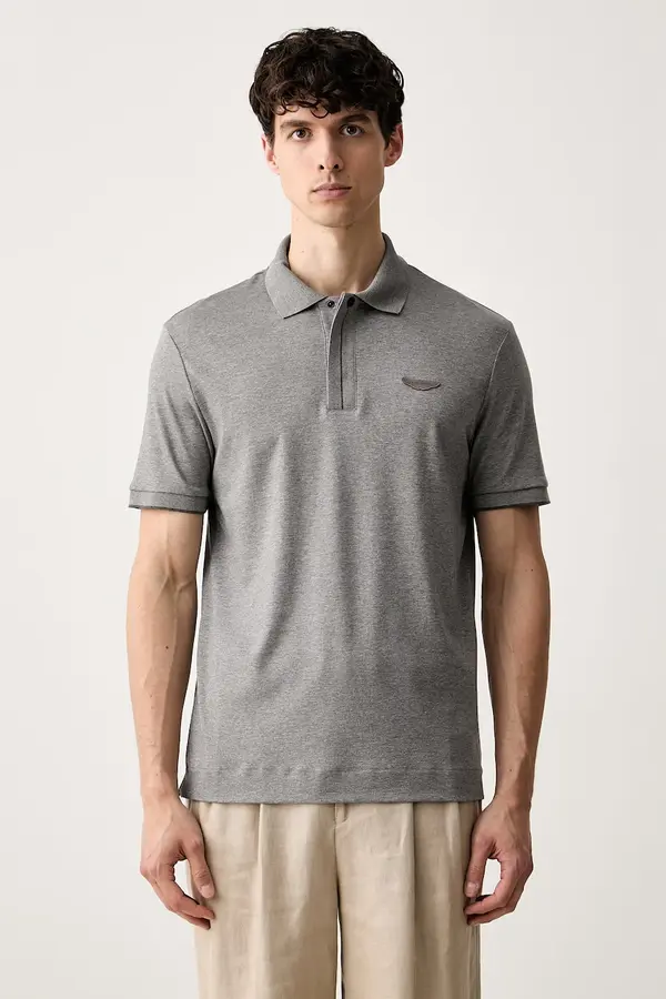 BOSS BOSS polo majica moška bombažna BOSS x Aston Martin