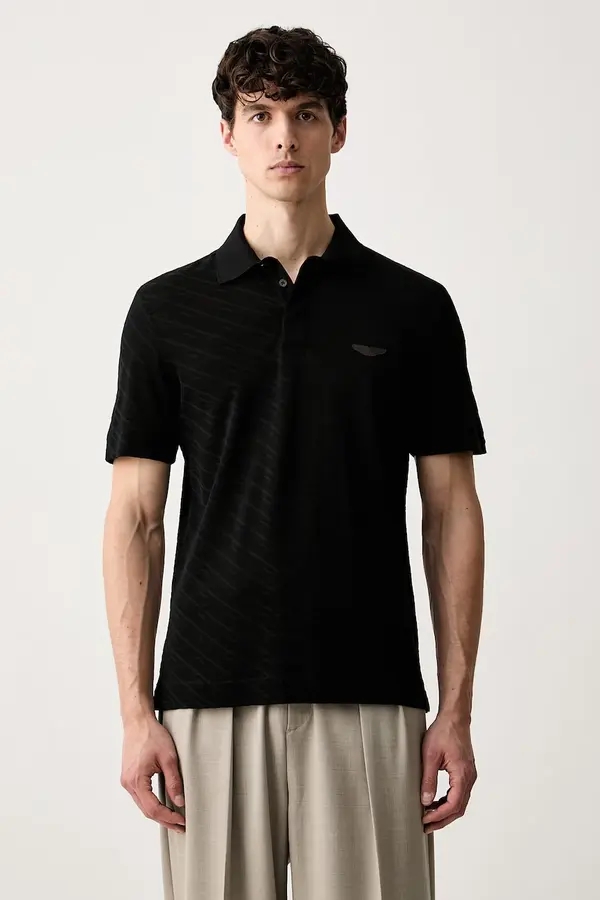 BOSS BOSS polo majica moška bombažna BOSS x Aston Martin