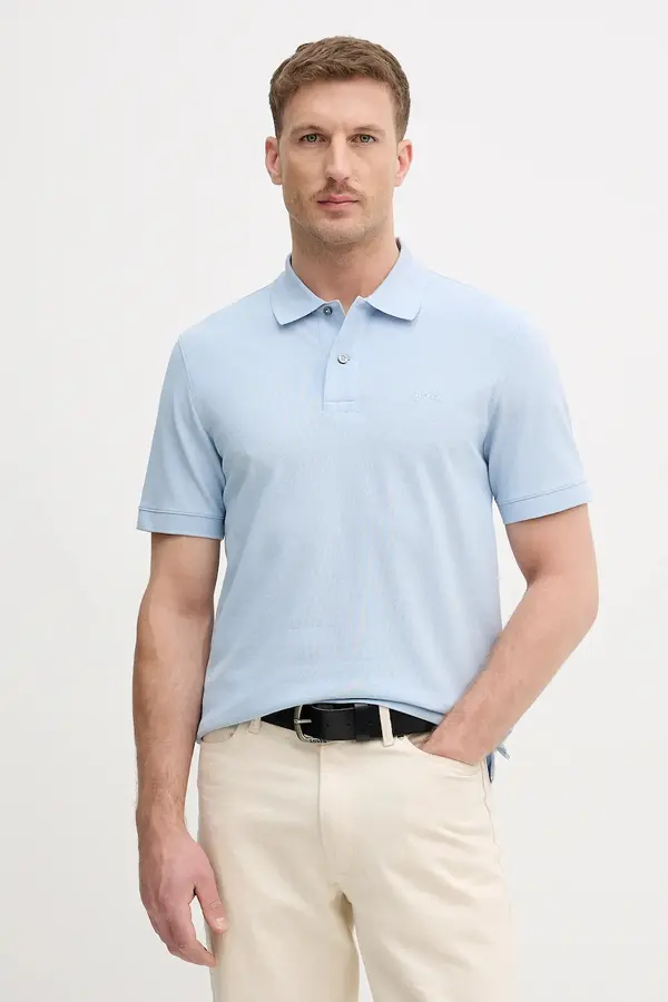 BOSS BOSS polo majica moška bombažna Pallas