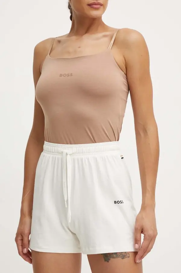 BOSS BOSS trenirka kratke hlače ženske bombažne z elastanom CI_Shorts CW